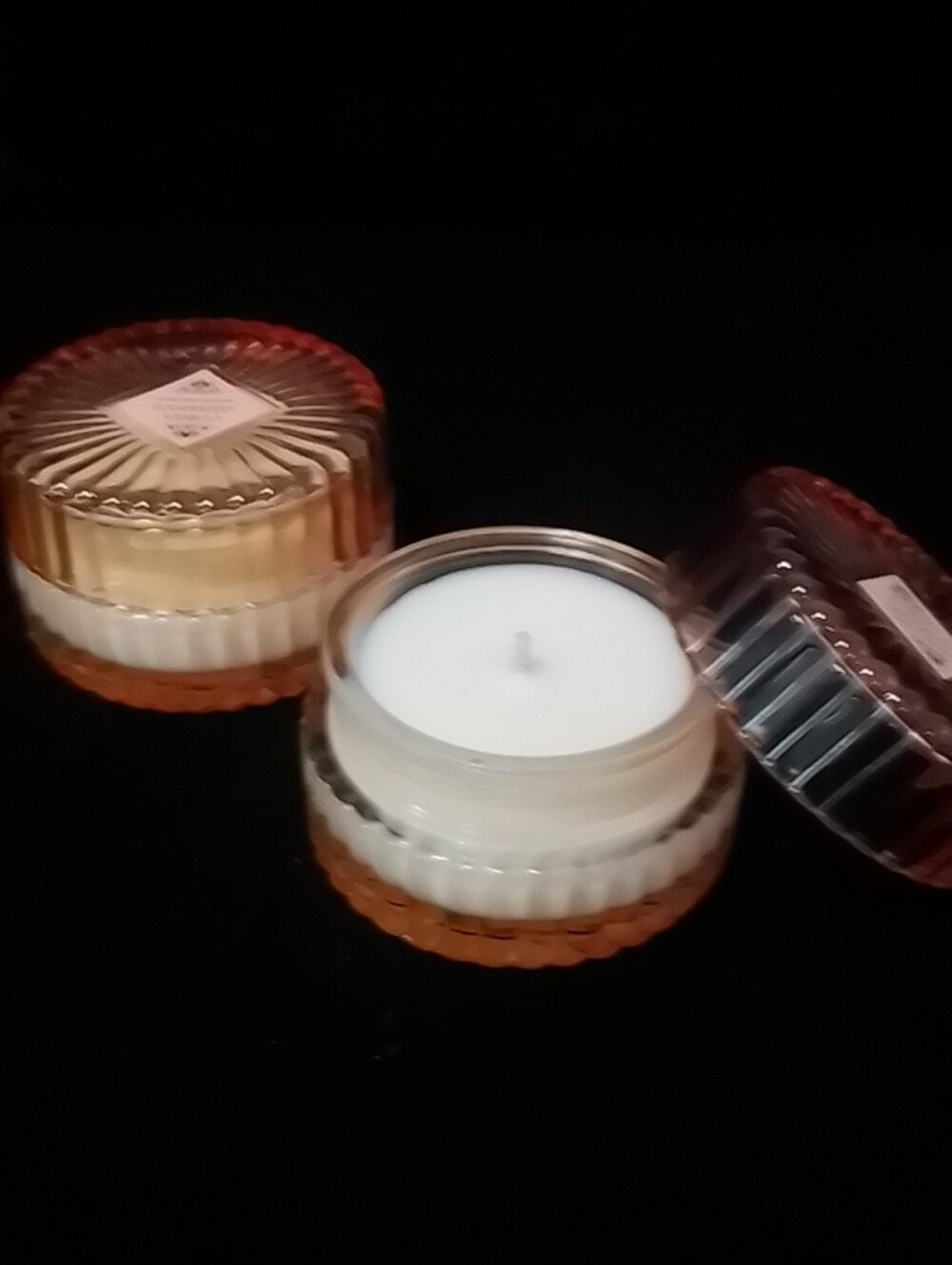 Kirkton House Raspberry Vanilla Ribbed Candle 2pk - Picture 4 of 6